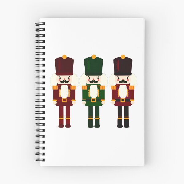 Item preview, Dark Red and Green Nutcracker Trio - Christmas Nutcracker Toy Soldiers - Graphic Art Illustration - White Background  designed and sold by Star-Fragment.