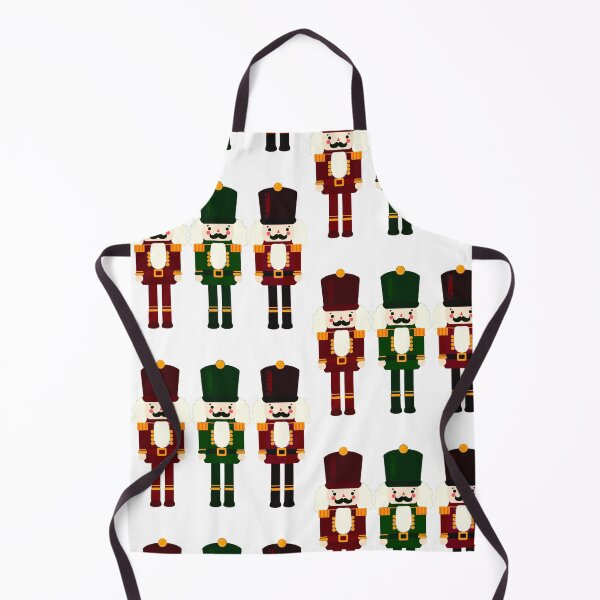 Item preview, Dark Red and Green Nutcracker Trio - Christmas Nutcracker Toy Soldiers - Graphic Art Illustration - White Background  designed and sold by Star-Fragment.