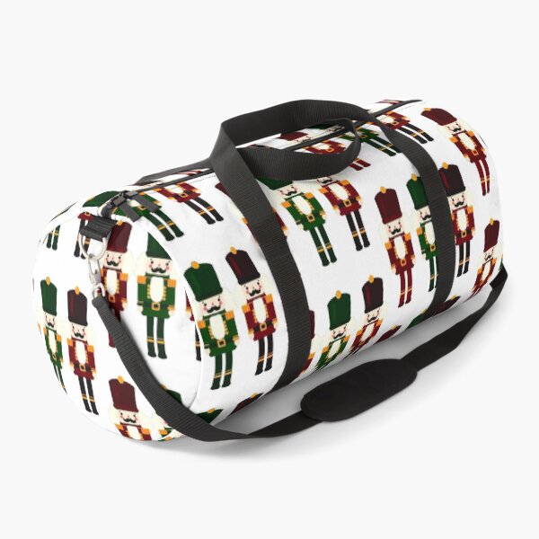 Item preview, Dark Red and Green Nutcracker Trio - Christmas Nutcracker Toy Soldiers - Graphic Art Illustration - White Background designed and sold by Star-Fragment.