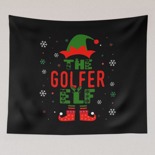 Item preview, Family Christmas Matching Squad Outfit Elf Funny Golfer designed and sold by artworkbyrihen.
