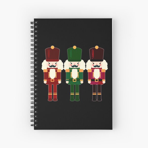 Item preview, Dark Red and Green Nutcracker Trio - Christmas Nutcracker Toy Soldiers - Graphic Art Illustration - Black Background  designed and sold by Star-Fragment.