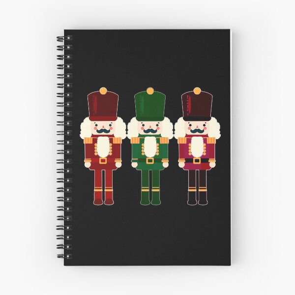 Item preview, Dark Red and Green Nutcracker Trio - Christmas Nutcracker Toy Soldiers - Graphic Art Illustration - Black Background  designed and sold by Star-Fragment.