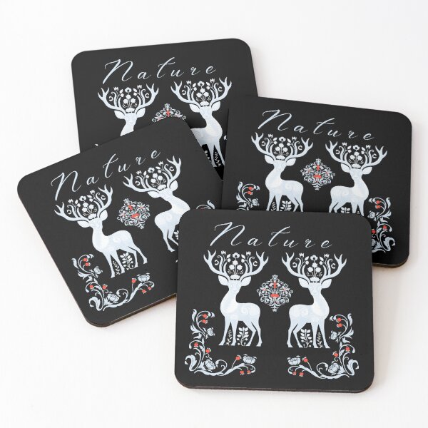 Item preview, Majestic Reindeer in the Nature - Black designed and sold by Flapi Store.
