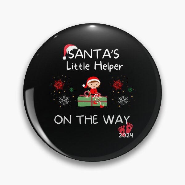 Item preview, Funny Christmas Gift for Pregnant Mothers Santa's Little Helper 2024 designed and sold by EldersRULE.