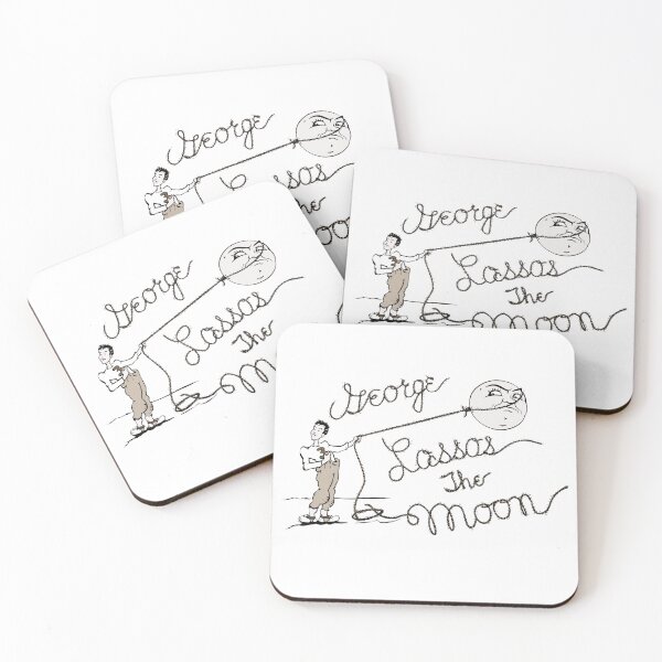 Item preview, George Lassos The Moon designed and sold by PopmosisDesign.