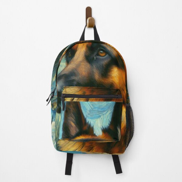 Item preview, A German Shepherd’s Reveries - Alsatian in Vincent Van Gogh Style designed and sold by Star-Fragment.