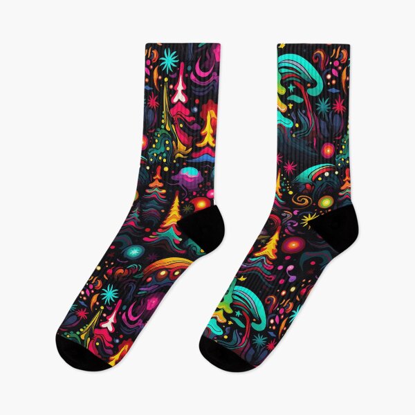 Item preview, Neon Winter Pattern designed and sold by Ellimade.