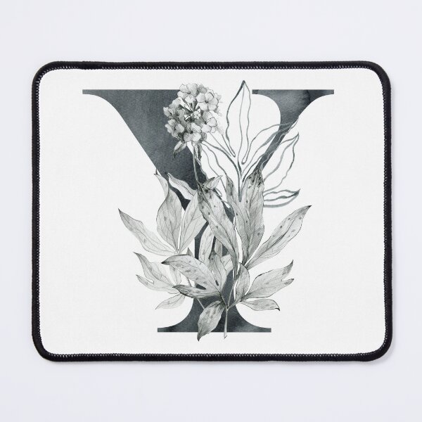 Item preview, Watercolor floral letter Y designed and sold by tapilipa.