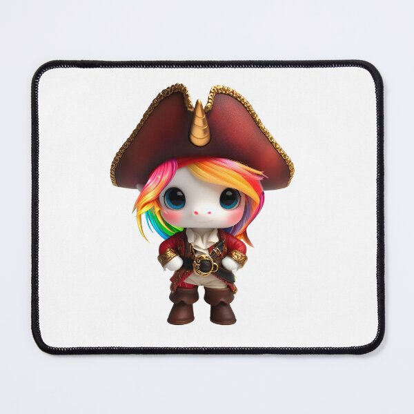 Item preview, Cute Pirate Unicorn: Magical Cheerful Fantasy Prints No. 3 designed and sold by Nathalymx.