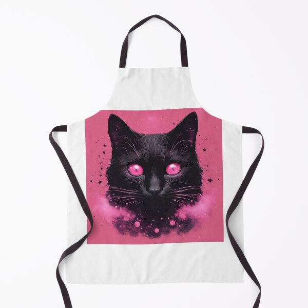 Aperçu de l'œuvre Bubblegum Chat Noir Galaxie Rose créée et vendue par BlackCatGeneral.