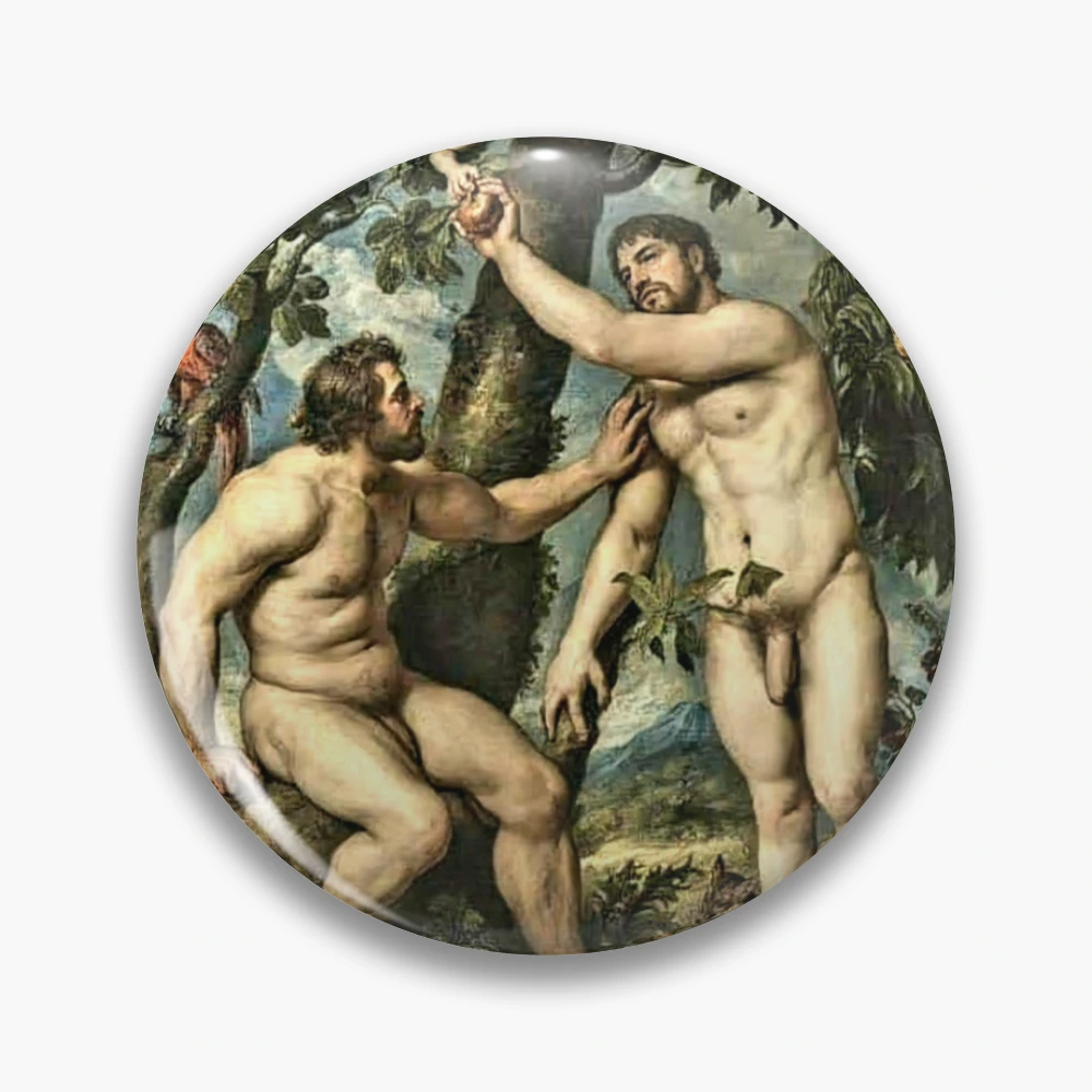 Adam and Steve Gay Garden of Eden LGBTQ homoerotic