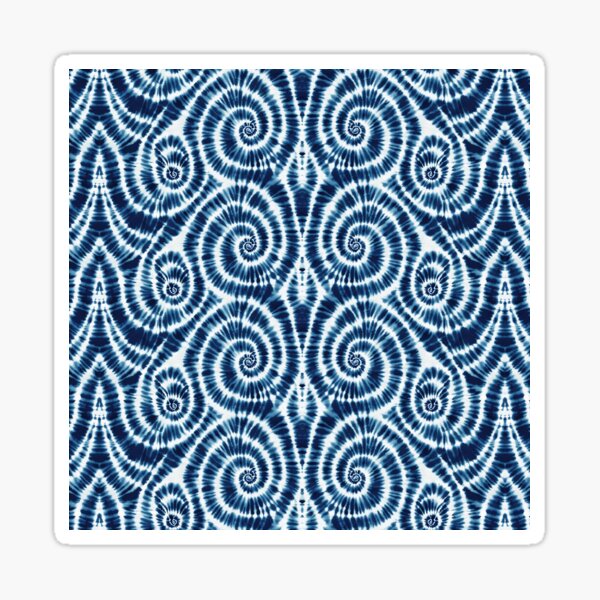 Shibori Stache Sticker