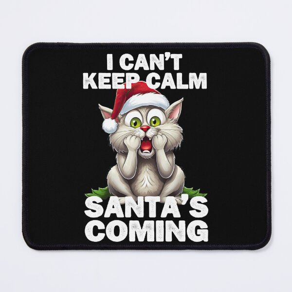 Item preview, Funny Christmas saying, cute Christmas cat design designed and sold by AS-Shirts.