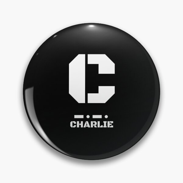 Item preview, Letter C (Charlie) Morse Code NATO Phonetic Alphabet designed and sold by AnnSign.