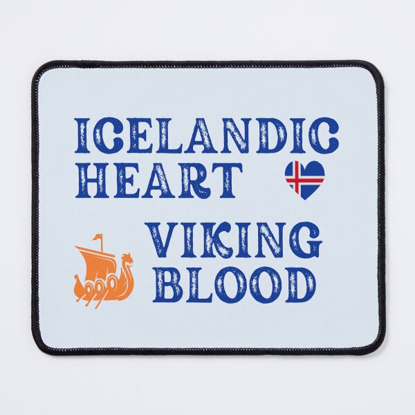 Item preview, Icelandic Heart Viking Blood. Gift ideas for historical enthusiasts. designed and sold by LindaLG.