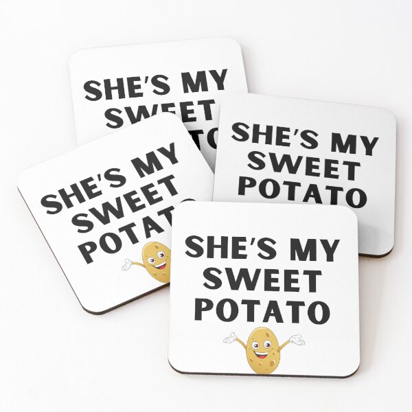 Item preview, She's My Sweet Potato I Yam Set Couples Thanksgiving designed and sold by SztylishDesigns.