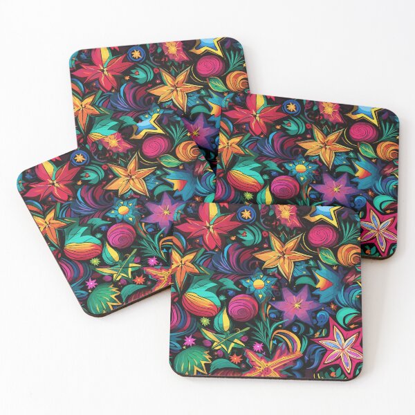 Item preview, Christmas Floral Neon designed and sold by Ellimade.