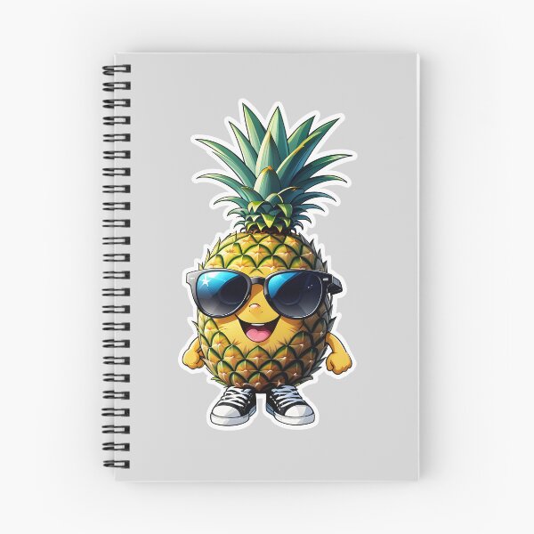 Item preview, Cute pineapple wearing sunglasses and sneakers  sticker designed and sold by MYARTPOINT.