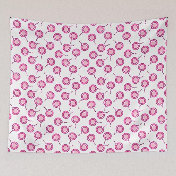 Item preview, ovum and sperm seamless doodle pattern designed and sold by zizimentos.