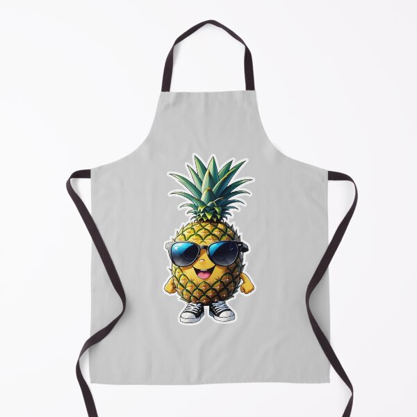 Item preview, Cute pineapple wearing sunglasses and sneakers sticker designed and sold by MYARTPOINT.