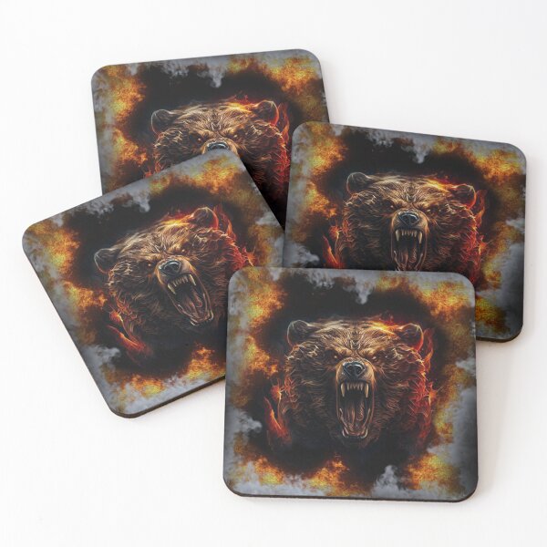 Item preview, CAMPFIRE BEAR  designed and sold by johnnyssandart.