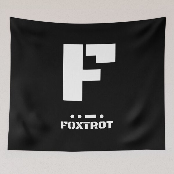Item preview, Letter F (Foxtrot) Morse Code NATO Phonetic Alphabet designed and sold by AnnSign.