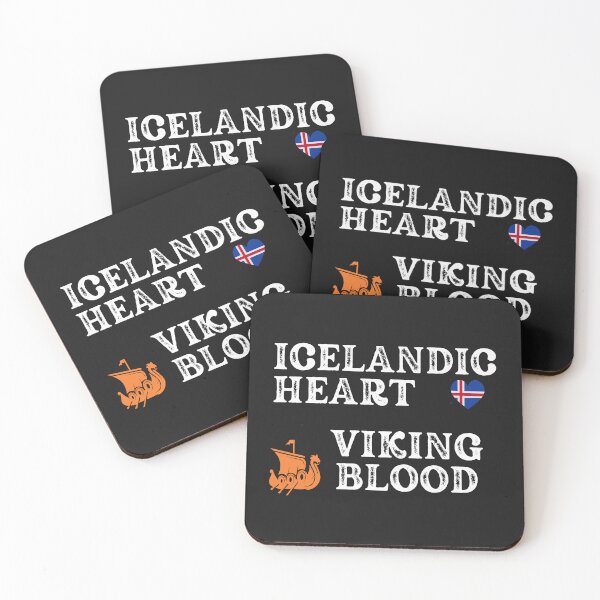 Item preview,  Icelandic Heart Viking Blood. White Text. Gift ideas for historical enthusiasts. designed and sold by LindaLG.