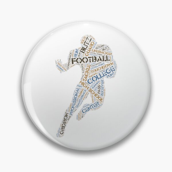 Item preview, Football Wordcloud for Lighter Backgrounds designed and sold by WordsYouLove.