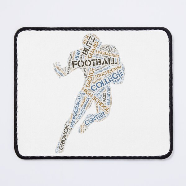 Item preview, Football Wordcloud for Lighter Backgrounds designed and sold by WordsYouLove.