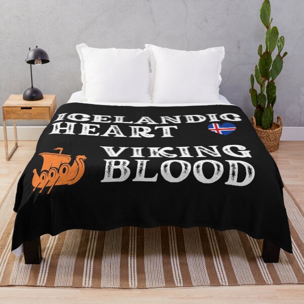 Item preview,  Icelandic Heart Viking Blood. White Text. Gift ideas for historical enthusiasts. designed and sold by LindaLG.