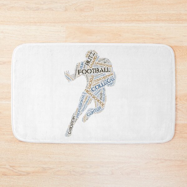 Item preview, Football Wordcloud for Lighter Backgrounds designed and sold by WordsYouLove.