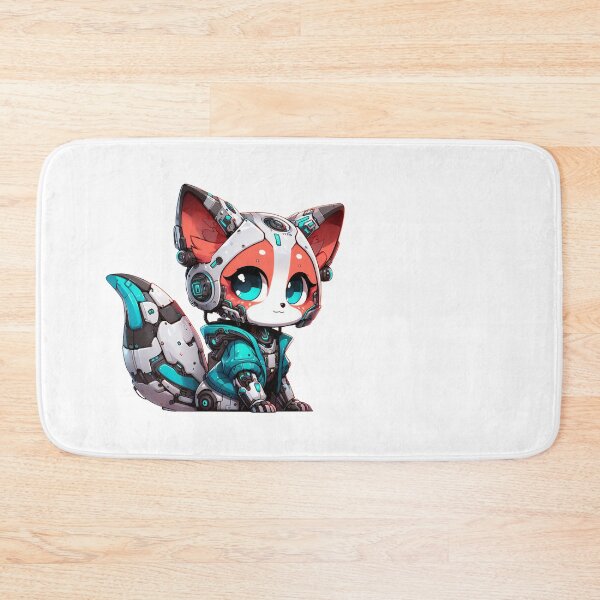 Item preview, Cute Cyberpunk Robot Fox! designed and sold by kukamatsu.