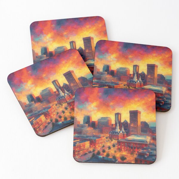 Item preview, Baltimore at Sunset designed and sold by badguyduh.