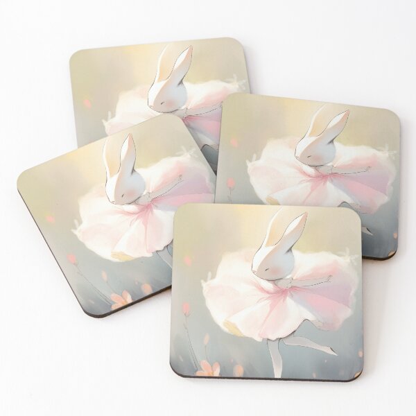 Item preview, Boho Bunny Ballerina B designed and sold by Cosmic-Canvases.