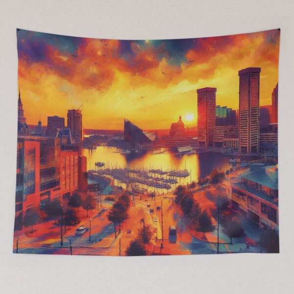Item preview, Baltimore at Sunset designed and sold by badguyduh.