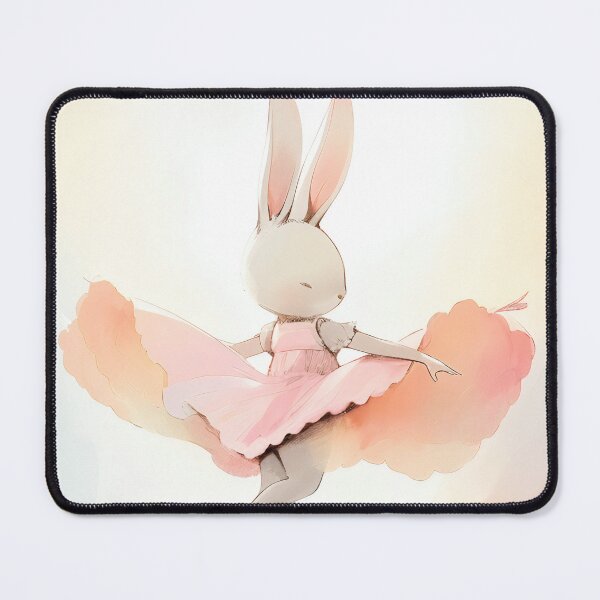 Item preview, Boho Bunny Ballerina C designed and sold by Cosmic-Canvases.