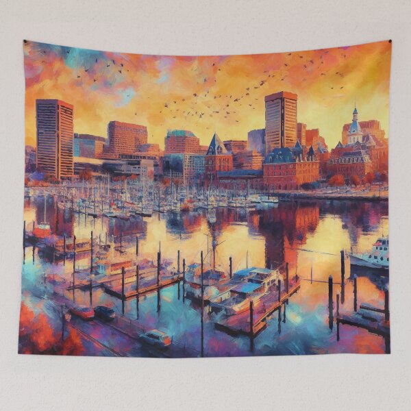 Item preview, Baltimore at Sunset designed and sold by badguyduh.