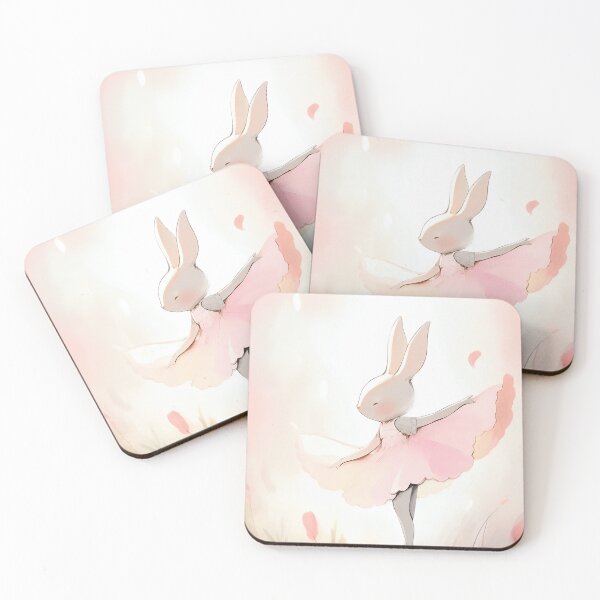 Item preview, Boho Bunny Ballerina D designed and sold by Cosmic-Canvases.