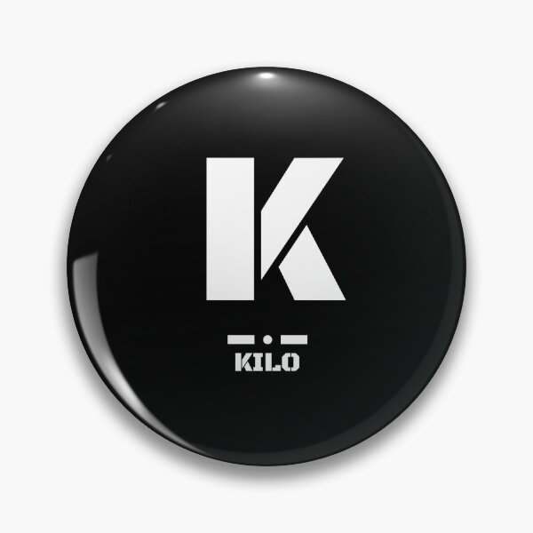 Item preview, Letter K(Kilo) Morse Code NATO Phonetic Alphabet designed and sold by AnnSign.