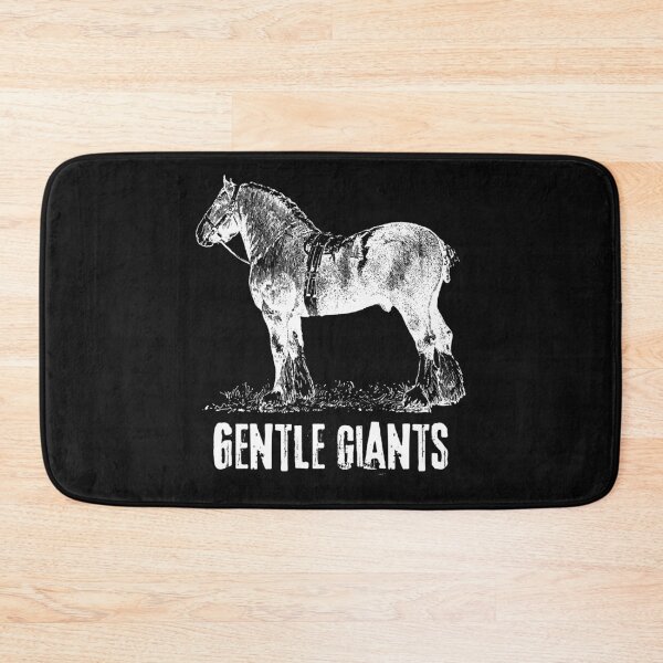 Item preview, Gentle Giants Draft Horses White Line Drawing Design designed and sold by EarthArtDesigns.