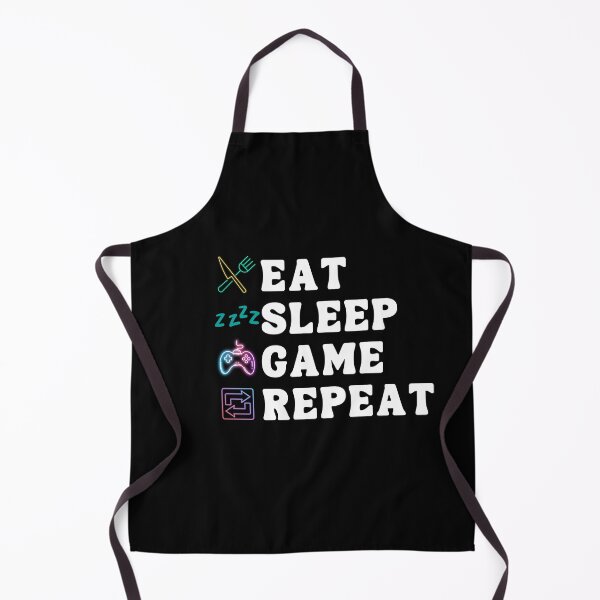 Item preview, Eat, Sleep, Game, Repeat,Lifestyle Manifesto for Dedicated Gaming Enthusiasts designed and sold by NaaEchDesign ⭐⭐⭐⭐⭐.