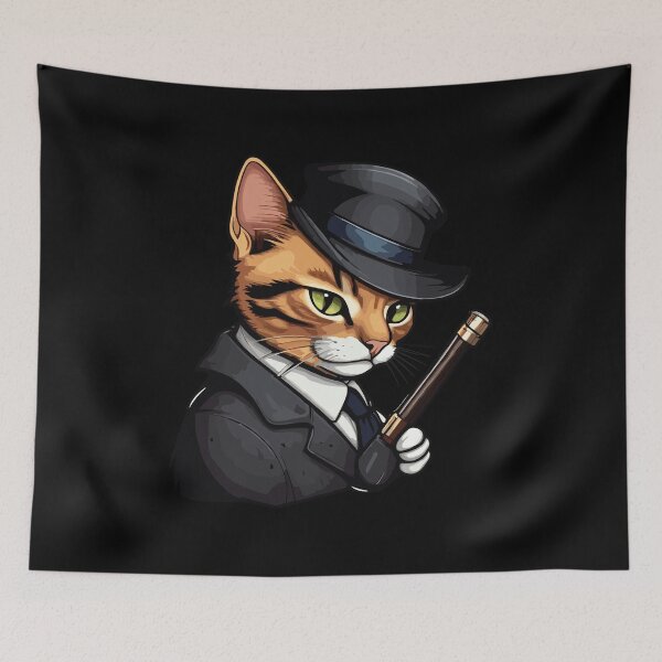 Item preview, Detective Cat designed and sold by Getup-clothing.