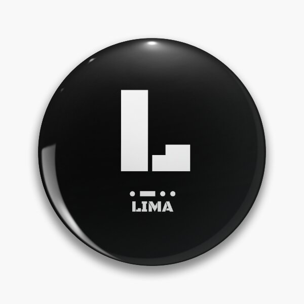 Item preview, Letter L(Lima) Morse Code NATO Phonetic Alphabet designed and sold by AnnSign.