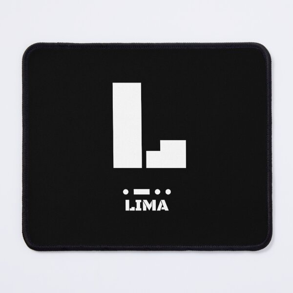 Item preview, Letter L(Lima) Morse Code NATO Phonetic Alphabet designed and sold by AnnSign.