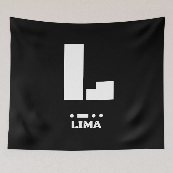 Item preview, Letter L(Lima) Morse Code NATO Phonetic Alphabet designed and sold by AnnSign.