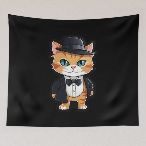Item preview, Detective Cat designed and sold by Getup-clothing.