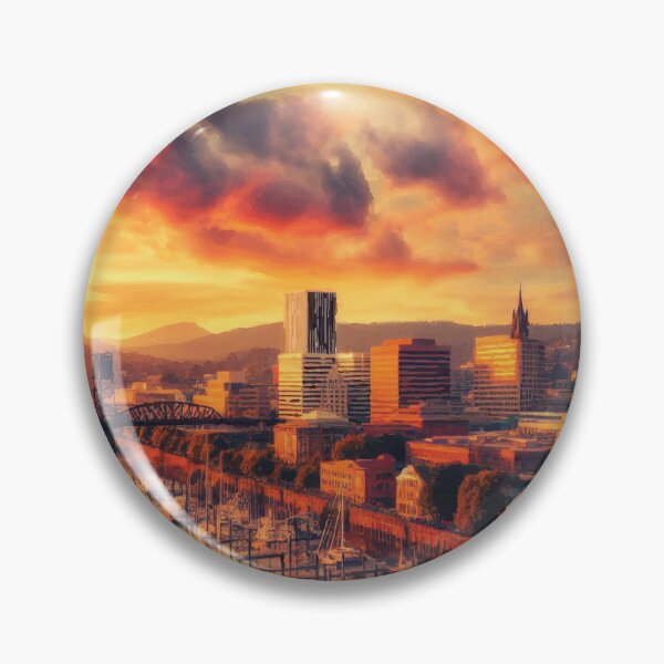 Item preview, Portland at Sunset designed and sold by badguyduh.