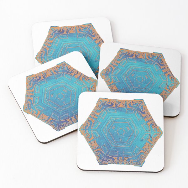 Item preview, Wilson Bentley Lamellar Snowflake - 570, in Caribbean designed and sold by DreamingBeetle.
