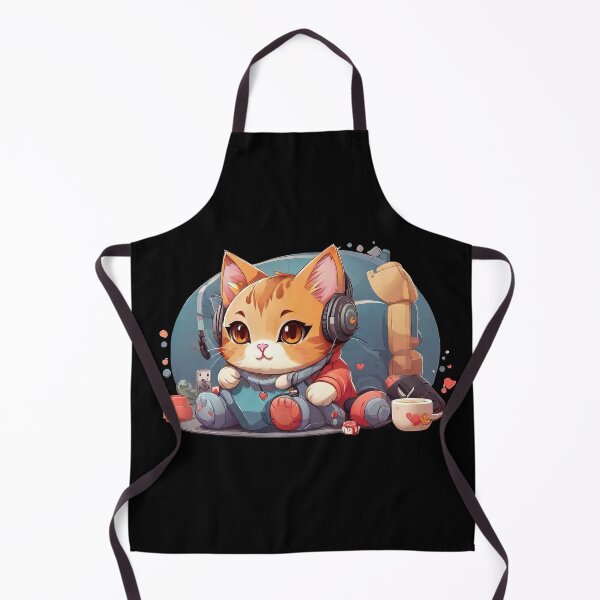 Item preview, Cute Cozy Gamer Kitten designed and sold by MindSmith.