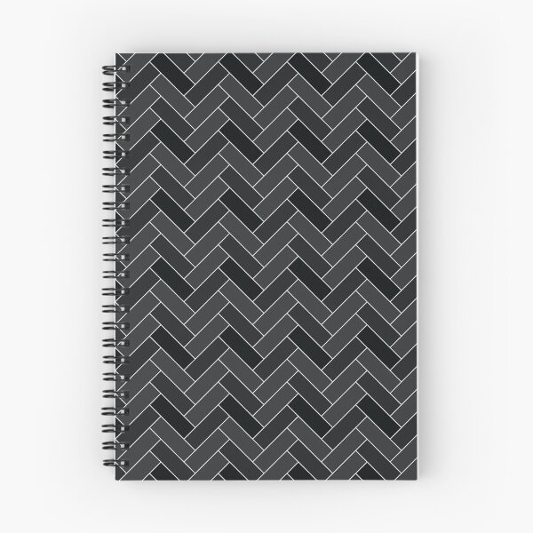 Item preview, Black Herringbone Pattern with White Outlines designed and sold by James Prince.